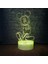 Karikatür Kawaii Mickey Mouse 3D LED Lamba 7 Renk Ch (Yurt Dışından) 1