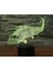 3D Uçak Uçak Helikopter Gece Lambası Hayvan Ta (Yurt Dışından) 4