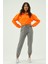 Kadın Crop Sweatshirt Scuba Kumaşı 3