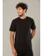 Siyah Erkek Modal Comfort Fit Basic T-Shirt 239 1