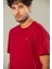Bordo Erkek Modal Comfort Fit Basic T-Shirt 239 3