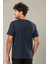 Lacivert Erkek Modal Comfort Fit Basic T-Shirt 239 3