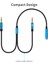 Ayırıcı 0. 3.5mm 2 Mikrofon Dizüstü Mavi 4