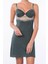 Pierre Cardin Kadın Yeşil Maddy Destekli Soft Cup Taşlı Gecelik Takım EDY4396 1