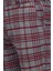 Ekose Desenli Slim Fit Koyu Mavi Erkek Pantolon 2