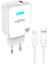 3.0 Qualcomm 18W Hızlı Şarj Aleti Type-C Kablo Adaptör Set Samsung Huawei Xiaomi Uyumlu HP618 1