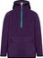 Çocuk Polar Yarım Fermuarlı Kapşonlu Kanguru Cep Sweatshirt Lacivert Unisex 1