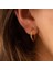 16 mm Cerrahi Çelik Gold Halka Küpe 1