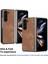 Samsung Galaxy Z Fold5 Için Deri Pc Telefon Kılıfı - Siyah (Yurt Dışından) 3