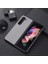 Samsung Galaxy Z Fold5 Için Naylon Bez Doku Telefon Kılıfı - Gri (Yurt Dışından) 1