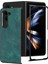 Samsung Galaxy Z Fold5 Için Deri Pc Telefon Kılıfı - Yeşil (Yurt Dışından) 5