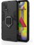 Samsung Galaxy M31-Black Için Serin Koruma Yüzüğü Tutucu Kickstand Pc+Tpu Şık Kılıf (Yurt Dışından) 1