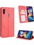 Samsung Galaxy M30s/M2-Red Için Retro Deri Cüzdan Stand Kılıfı (Yurt Dışından) 1