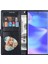 Samsung Galaxy A10 Karbon Fiber Doku Için Temperli Cam+Pc+Tpu Kabuk-Mavi (Yurt Dışından) 4