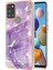 Samsung Galaxy A51 4g Için Mermer Desen Telefon Kılıfı, Temperli Cam+Pc Geri Yumuşak Tpu Çerçeve Anti-Çizelge Hibrit Kapak-Beyaz Mermer (Yurt Dışından) 1
