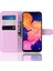 Samsung Galaxy A10-Blue Için Kelebek Çiçek Pu Deri Flip Stand Telefon Kılıfı (Yurt Dışından) 4