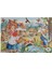 Kırmızı Başlıklı Kız ve Kurt Resimli Çocuk Puzzle Karton 32x23 cm 1