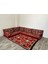 Şark Köşesi Anadolu Desenli Minder, 120x180 cm Kilim Takımı Konsept Kırmızı 1