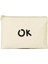 Ok Baskılı Clutch Makyaj Çantası 1