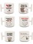 Duble Türk Kahvesi Fincanı & Espresso Komik Motto 6'lı T Kulp 200 ml 6 Parça 1