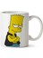 Bart Simpson Porselen Kupa Bardak 1
