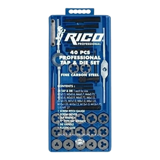 Rico 005-RC3240 40 Parça Pafta Kılavuz Seti