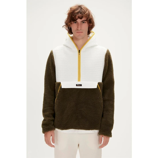 Bad Bear 23.02.29.007-C70 Leonard Half-Zip Erkek Peluş Polar