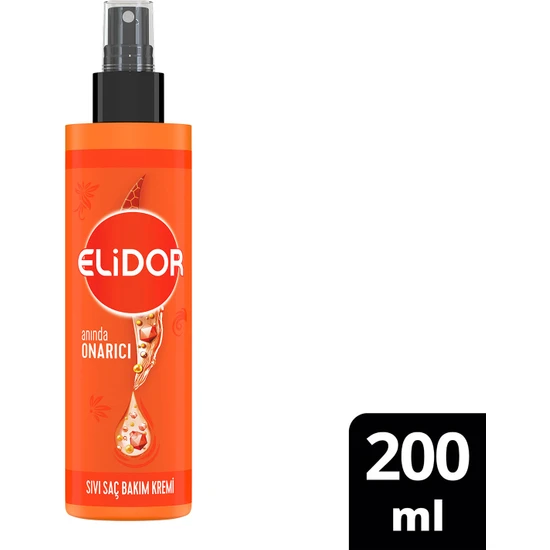 Elidor Superblend Sıvı Saç Bakım Kremi Anında Onarıcı C Vitamini Keratin Seramid 200 ml