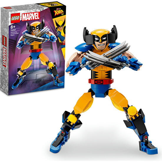 LEGO®  Super Heroes Wolverine Yapım Figürü 76257 - 8 Yaş ve Üzeri Çocuklar İçin Tam Eklemli X-Men Süper Kahraman İçeren Yaratıcı Oyuncak Yapım Seti (327 Parça)