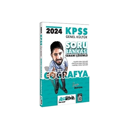 Hocawebde Yayınları 2024 KPSS Coğrafya Tamamı Çözümlü Soru Bankası