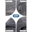50X70CM GRİ Sıkılması Rahat Büyük Boy Mikrofiber Yer Silme Bezi Süper Emici Temizlik Bezi 265GSM 4