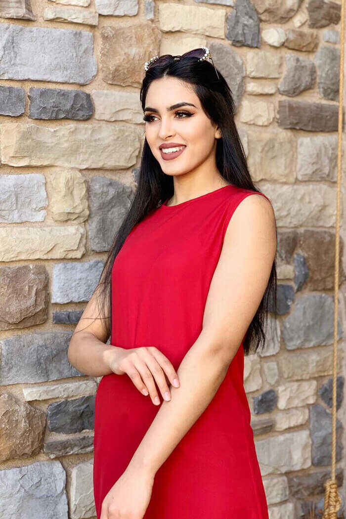 Bym Fashion Kat Görünüm Sıfır Kol İçlik Tunik 2340 Kırmızı görsel 3