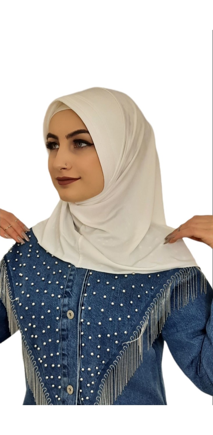 Erasra Class Takmatik Hazır Esarp Hijap Leylak görsel 3