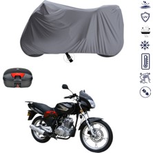 Teksin Ramzey 100 Cup Çantalı Motosiklet Brandası 4 Mevsim Su Geçirmez Motor Brandası