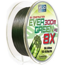 Asso Evergreen 8x 300MT Ip Misina 0,18MM - 0,41MM Arası 0,27MM