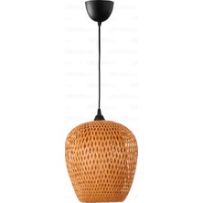 Bohem Bambu Boja Pendant Sarkıt Avize Lamba 25 cm - Iskandinav, Modern, Bohem, Rattan Aydınlatma