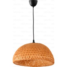 Bohem Bambu Boja Pendant Sarkıt Avize Lamba 35 cm - Iskandinav, Modern, Bohem, Rattan Aydınlatma