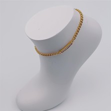 Hena Çelik Gold Baget Plaka Halhal
