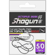 Shogun 9950 Octopus Beak Black Büyük Beden Olta Iğnesi No:1/0