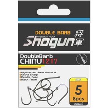 Shogun 1217 Chinu Delikli Çift Tırnaklı Olta Iğnesi No:3