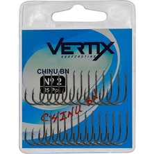 Vertix 58010 Chinu Bn Siyah Olta Iğnesi 25’li Paket No:8