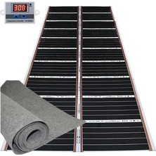 160x150cm Oxa Halı Altı Karbon Isıtıcı Film Dijital Termostatli+Keceli