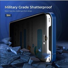 Vendas iPhone 12 Pro Uyumlu Anti Statik Privacy Gizleyen Hayalet Temperli Cam Ekran Koruyucu