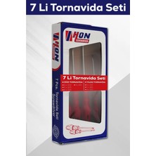 HON 7'li Tornavida Seti (4 Adet Düz Tornavida+3 Adet Yıldız Tornavida)