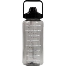 Forzacase Motivasyonel Spor Günlük Su Matarası Su Şişesi Suluk 2 Litre - FC117
