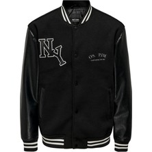Jack & Jones Only & Sons Onsjay Varsıty 23 Jacket Otw Siyah