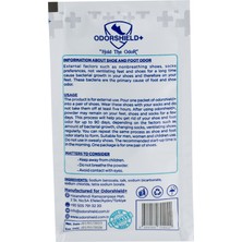 Odorshield+ Plus 6 Adet Ayakkabı - Ayak Kokusu Giderici - Önleyici Toz 15 gr