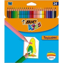 Bic Kids Tropicolors Kuru Boya Kalemi 24 Renk