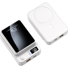 10000Mh Kablolu 22.5w iPhone Magsafe 15w Elektronik Taşınabilir Batarya Powerbank Telefon Şarj Aleti