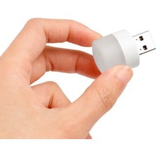 Reel Usb Led Lamba 1W Süper Parlak Beyaz (Gece Aydınlatma,Kitap Okuma Lambası)